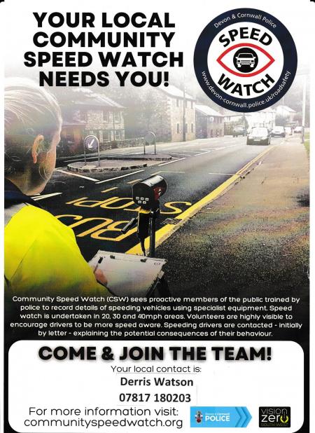 COUNCIL speedwatch poster