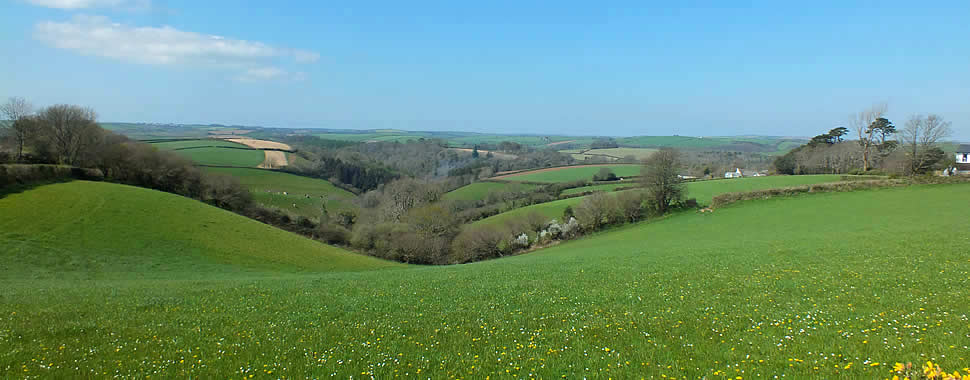 Views over the parish of Morval Parish