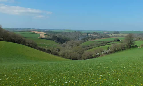 Views over the parish of Morval Parish